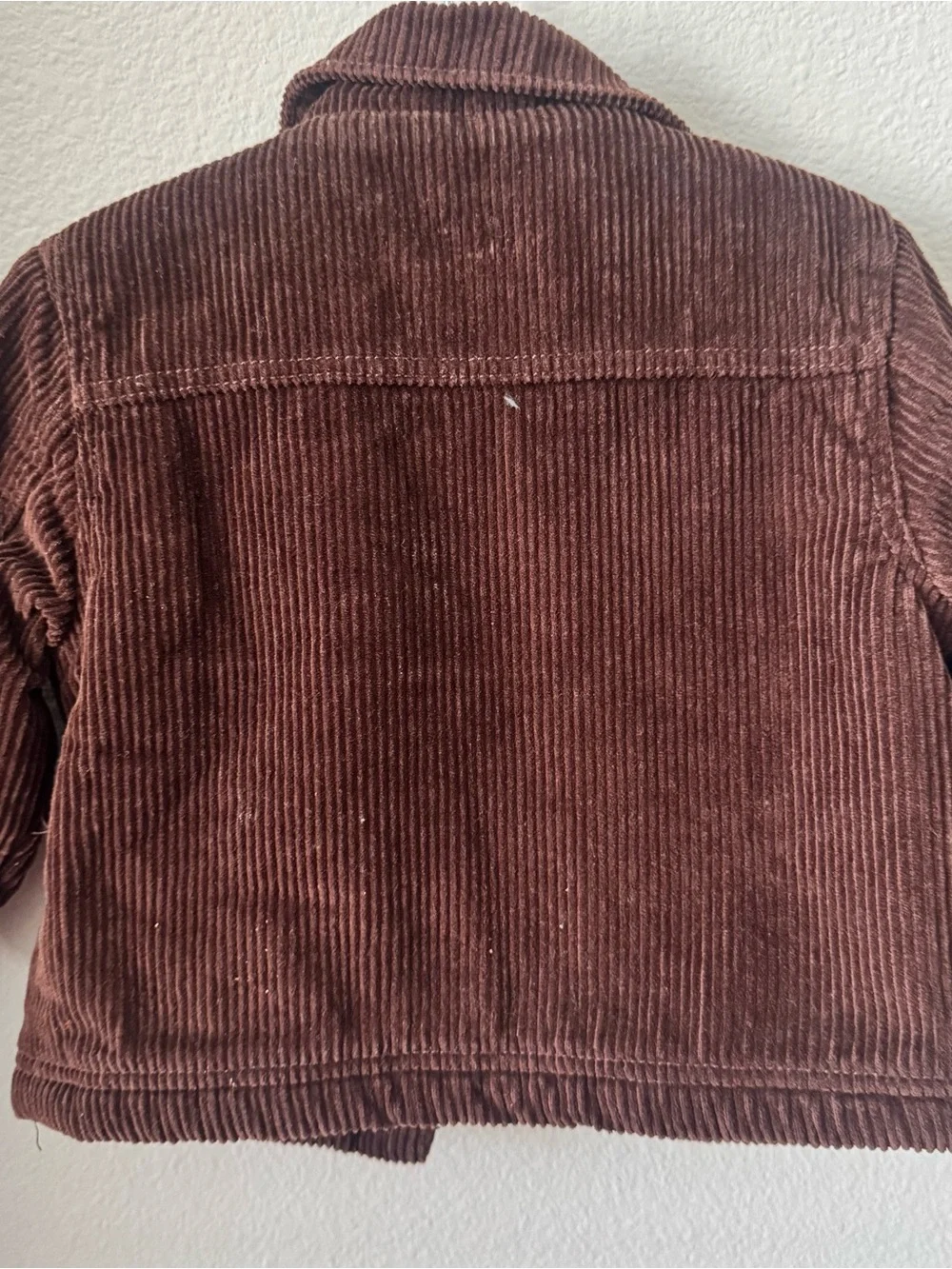 Old Navy Brown Corduroy Kids Jacket with Sherpa Lining